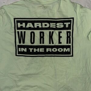 Project Rock shirt neon green Underl Armour shirt the rock new XL nice gym shirt